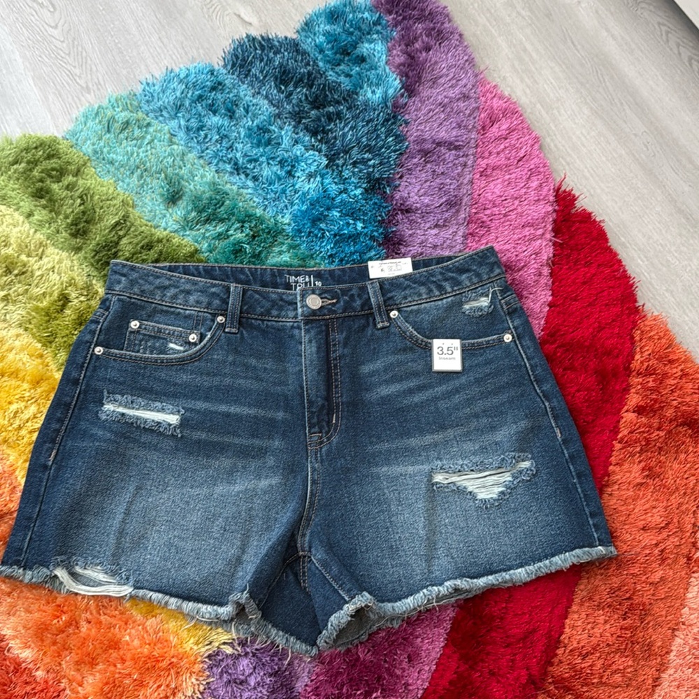 Jean shorts size 10 by Time and Tru